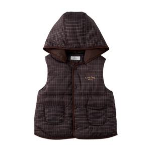 밍크뮤 (BR)체크후드패딩베스트 (36114131010) 3611413101