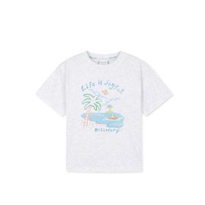 디스커버리키즈 DKRS82063 키즈 핫썸머 콜라보 그래픽 반팔티셔츠