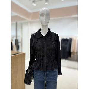 [숲]엠보싱 카라 블라우스  SC3LS314