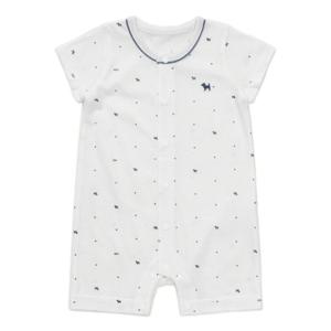 블루독베이비 26SS(NY)BI뱀부메쉬반팔우주복(출산백일아기옷) (46370041010) 4637004101