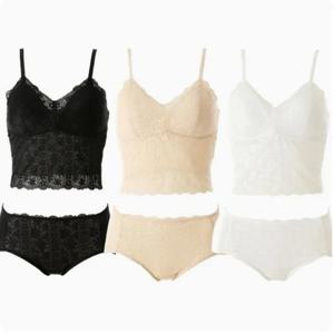 비너스 란제리 26SS 컵란쥬 꽃쟈가드 레이스몰드 스트랍 크롭탑 햄팬티 VLGC853VLGC8