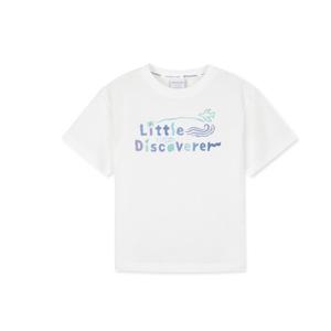 디스커버리키즈 DKRS74063  키즈 핫썸머 콜라보 그래픽 반팔티셔츠