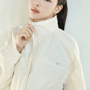 [지오다노] 여자 봄 가을 나일론 목넥 윈드브레이커 650937