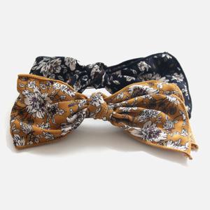 제이로렌 모리스 플라워 패브릭 리본 자동핀 H01570