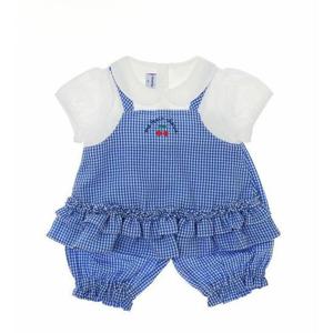 압소바 2026SS 블룸 프릴 상하복(블루)(아기선물) (2A1321210) 2A132121