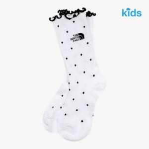 노스페이스 키즈 걸즈 도트 루즈 삭스(NY4HS00WHT) NY4HS00R
