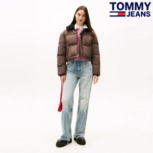 타미힐피거데님 T32G0NEW22TWT1 여성 미아 루즈 핏 라이트 데님 팬츠 T32G0NEW22TWT1