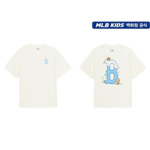 엠엘비키즈 MLB키즈 7ATSL0363SPORTIVE LIKE 베이스볼 빅럭스 티셔츠 크림 7ATSL0363000