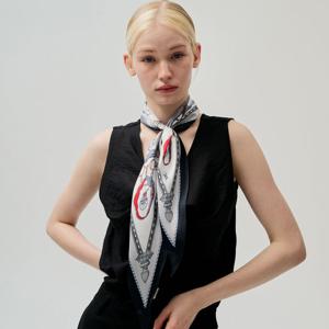 레노마 스카프 실크 마름모 스카프 SKI004 SKI004