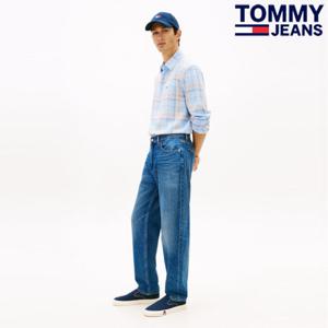 타미힐피거데님 T32G1NET42TMT1 남성 소니 테이퍼드 핏 다크 데님 팬츠 T32G1NET42TMT1