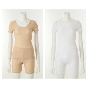 비너스 란제리 와플조직 향균소취기능의 인견소재 반팔런닝 3부반바지 VLG2474AVLG2