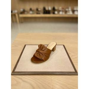 탠디 탠디 TANDY 여성화 세미정장 셔링슬리퍼 724033 브라운 5CM 724033LA499