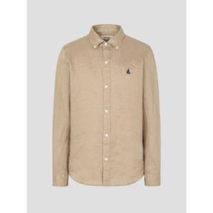 빈폴맨 빈폴 26 SS 남녀공용 리넨 솔리드 셔츠 - 베이지(BC6364C22A) BC6364C22A