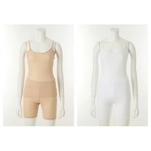 비너스 란제리 와플조직 향균소취기능의 인견소재 끈런닝 3부반바지 VLG2474VLG24