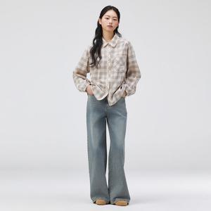 써스데이아일랜드 (써스데이아일랜드) 빈티지 워싱 와이드 데님 팬츠 T262MJE137 T262MJE137