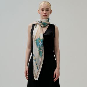 레노마 스카프 실크 스카프 (D) SKI021 SKI021