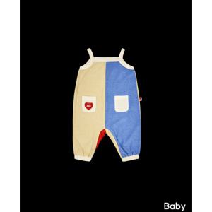 벨리타앤보이즈   베이비버블애플컬러블럭테리 오버롤  BB6ETP01YL BB6ETP01