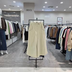 [ab.f.z]AFA2NP33/허리 뒤밴딩 스판 치마바지-IC_IC