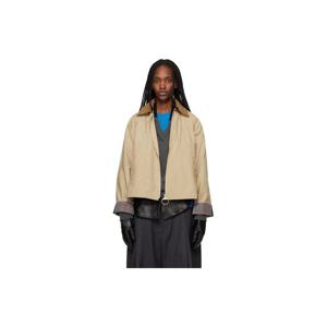 바버 재킷 베이지 캐틀린 캐주얼 재킷 261390F063027