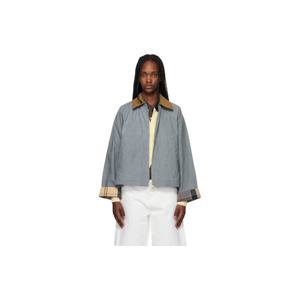 바버 재킷 그레이 캐틀린 캐주얼 재킷 261390F063028