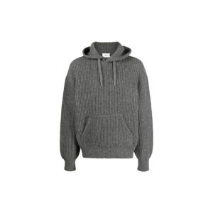 아미 울 비스코스 후드 그레이 HKS814-KN0019-055