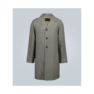 프라다 체크 트렌치 코트 P00441408