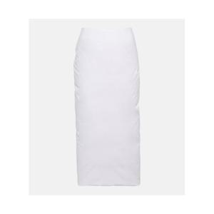 프라다 패딩 코튼 펜슬 스커트 P00850694