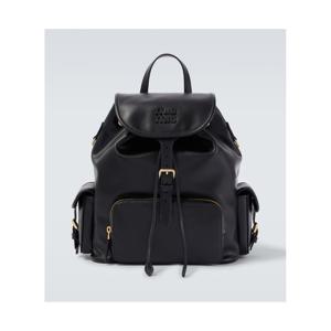 미우미우 레더 백팩 P01068375