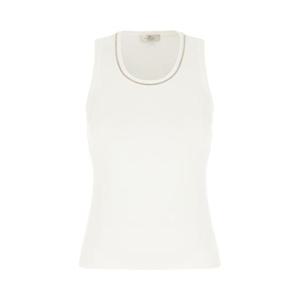 빠니깔레 민소매 티셔츠 D381725CA 0200 CREAM