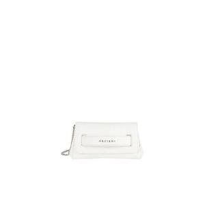 오르치아니 로고 스트랩 가죽 클러치 백 B02169SOF098 BIANCO TP977276733