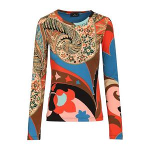 에트로 페이즐리 스트레치 크루넥 티셔츠 WRJB0011AKI45 X0861