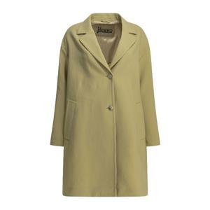 에르노 노치드 라펠 어보브 니 롱 코트 CA000618D 128772000