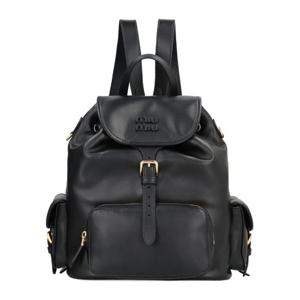 미우미우 가죽 플랩 버클 백팩 5BZ042VOOO 2CRW F0002