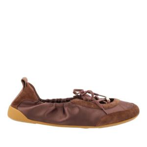 끌로에 보우 레이스 스웨이드 트림 플랫 26U19SVH 28X