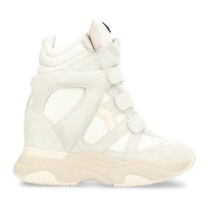 이자벨마랑 발스키 스웨이드 패널 컨실드 웨지 스니커즈 23PBK0