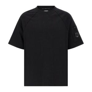 CP컴퍼니 렌즈 패치 래글런 플리스 스웨트셔츠 20CMSS034A00224