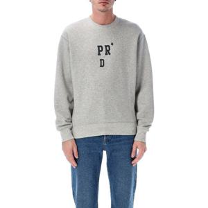 프라다 스몰 체스트 로고 코튼 플리스 맨투맨 UJL74C170Z F0031