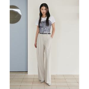 [에고이스트]턱 포인트 벨티드 와이드 팬츠 ER2WP361