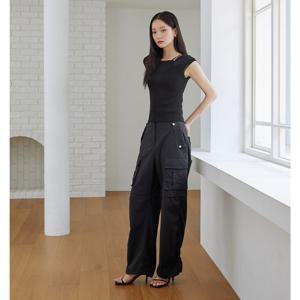 [에고이스트]금속 아일렛 포켓 포인트 카고 팬츠 ER2WP561