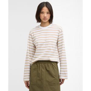 바버 바버 26SS  여성 카키 Maureen 스트라이프 티셔츠 URTS6E302 K2 URTS6E302