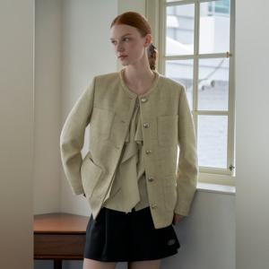 [쥬크]칼라리스 트위드 자켓 (Z254MSF206)