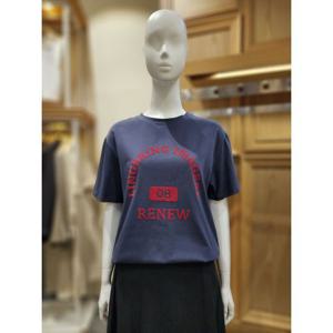 [플라스틱아일랜드]MARIO플라스틱아일랜드 로고루즈핏티셔츠 PR7CH831