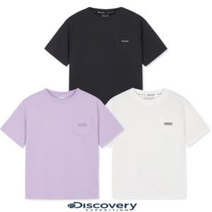 디스커버리키즈DKRS51063키즈 스몰로고 와펜 반팔티셔츠