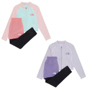 NJ5JR22 노스페이스키즈 걸즈 서프사이드 집업 세트