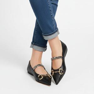 구찌 여성 발레리나 블랙 플랫슈즈 621161 UNM40 1000