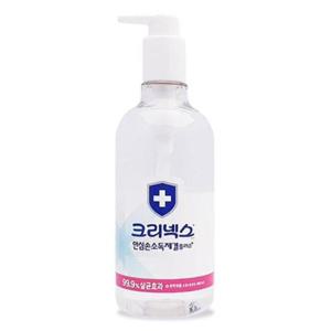 크리넥스 안심 손소독제 펌프용기 오염제거 480ml