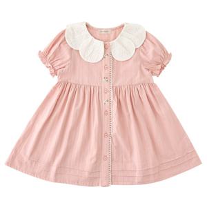 [밍크뮤](PK)아일렛꽃잎카라반팔원피스 34315-400-09