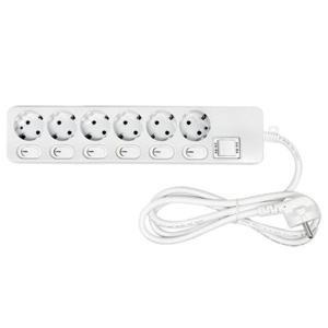 신성전기 국산 개별 6구 3미터 멀티탭(16A)
