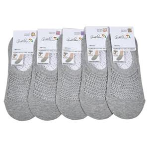 여성 데일리덧신 발등 그물망사 시원한 덧신 5족