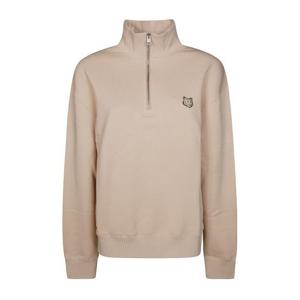 라프리마 메종키츠네 볼드 폭스 헤드 패치 컴포트 하프 집 스 OM00312KM0321 P213